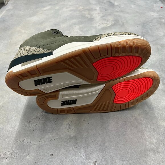 Nike Air Jordan 3 Retro Men's Family Affair Olive Green DN3707 202 - New - Picture 6 of 7